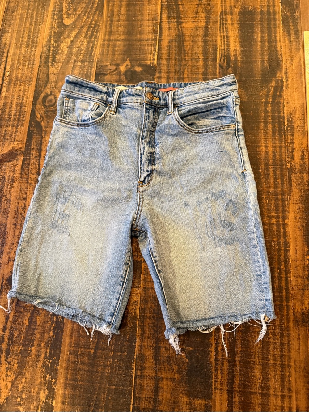 Anthropologie Pilcro Light Wash Denim Jean Shorts